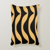 ジグザグ線(金ゴールドパターン) アクセントクッション (正面(垂直))
