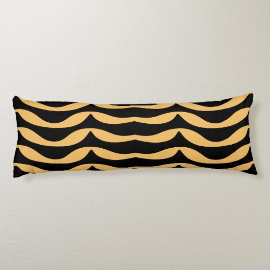 ジグザグ線(金ゴールドパターン) ボディピロー (裏面)