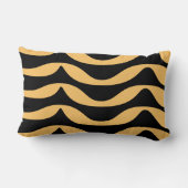 ジグザグ線(金ゴールドパターン) ランバークッション (裏面)