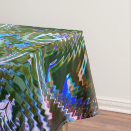 ジグザグ風変わりに形成された「スティックデザイン」 テーブルクロス