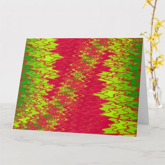 ジグザグ10 カード (黄色い花)