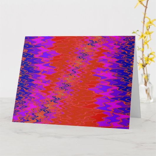 ジグザグ11 カード (黄色い花)