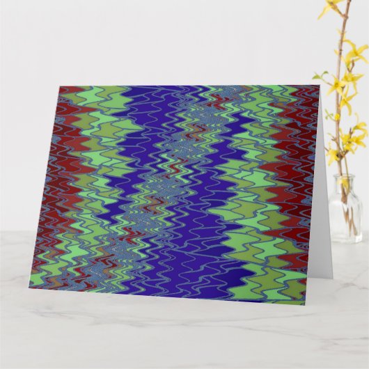 ジグザグ12 カード (黄色い花)