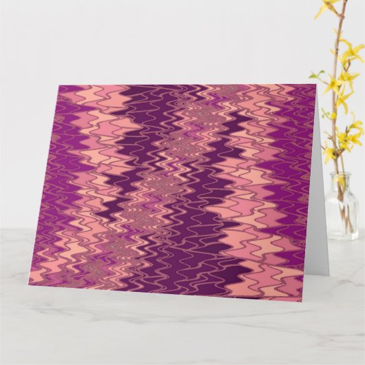 ジグザグ14 カード (黄色い花)