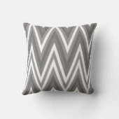 ジグザグ16インチx 16インチ装飾用クッション クッション (裏面)