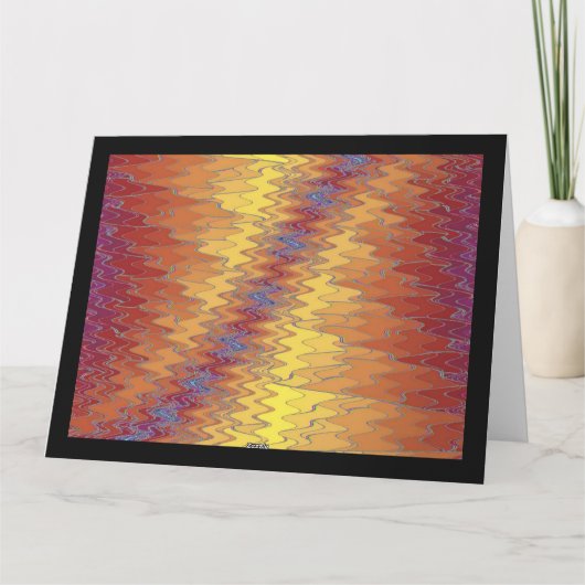 ジグザグ1 カード (裏面)