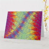 ジグザグ5 カード (黄色い花)