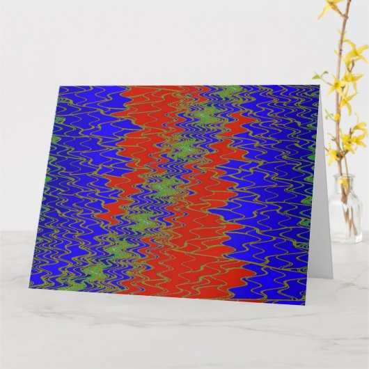 ジグザグ7 カード (黄色い花)