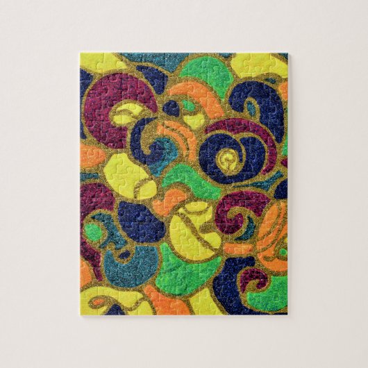 ジグザグ ジグソーパズル (縦)