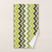 ジグザグ バスタオルセット (ハンドタオル)