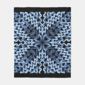 ジグザグ フリースブランケット (正面)