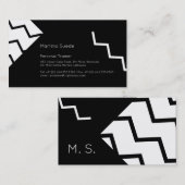ジグザグ 名刺 (正面/裏面)
