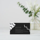 ジグザグ 名刺 (スタンド正面)