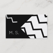 ジグザグ 名刺 (裏面)