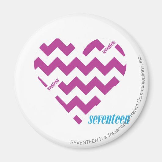 ジグザグ（紫） 2 マグネット (正面)