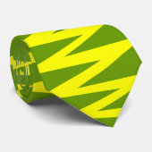 ジグザグ – 緑の黄色669900 ネクタイ (ロール)