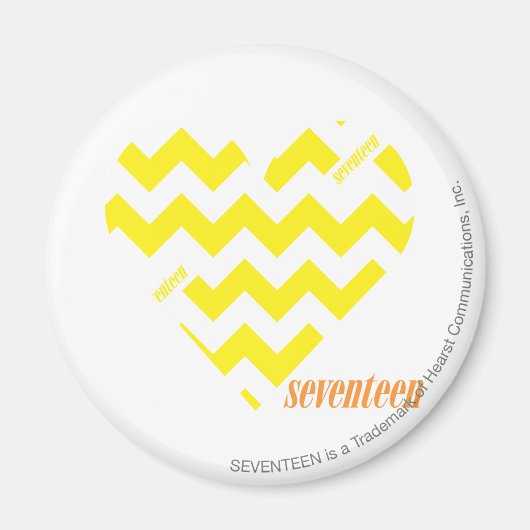 ジグザグ（黄） 4 マグネット (正面)