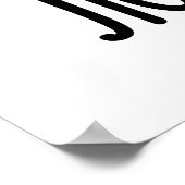 ジグジーおもしろいソー踊りジグソーパズルパン ポスター (角)