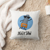 ジグジーおもしろいソー踊りツールパン クッション (ブランケット)