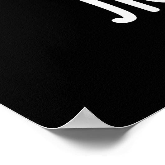 ジグジーソーおもしろい踊りソープンダークBG ポスター (角)