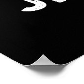 ジグソーおもしろいジグソーツールパンプンダークBG ポスター (角)