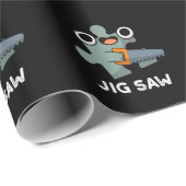 ジグソーおもしろいジグソーツールパンプンダークBG ラッピングペーパー (ロールコーナー)