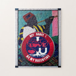 ...ジグソーで愛してるハート ジグソーパズル