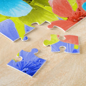 ジグソーのパズル、メルカートと花 ジグソーパズル (側面)