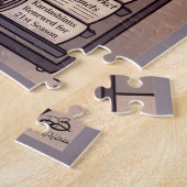 ジグソーの挑戦に終止符を打つかパズル ジグソーパズル (側面)