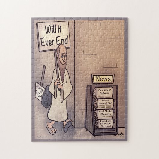 ジグソーの挑戦に終止符を打つかパズル ジグソーパズル (縦)