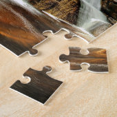 ジグソーアフリカの滝オレンジ色の水。 ジグソーパズル (側面)