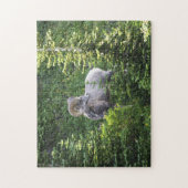 ジグソーグレイシャーナショナルパークモンタナ。 ジグソーパズル (縦)