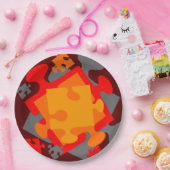 ジグソージャンブル ペーパープレート (パーティー)