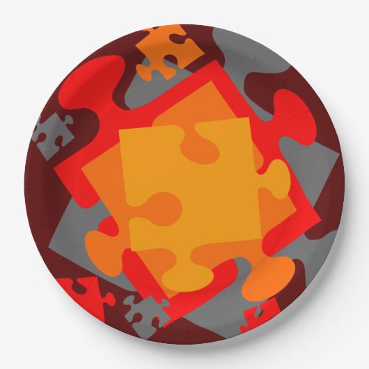 ジグソージャンブル ペーパープレート (正面)