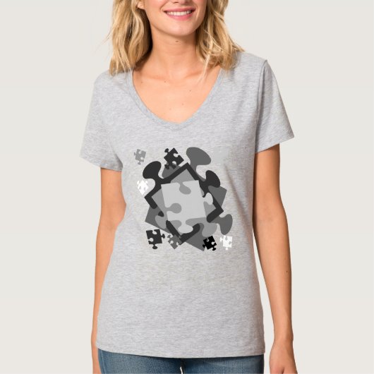 ジグソージャンブル Tシャツ (正面)