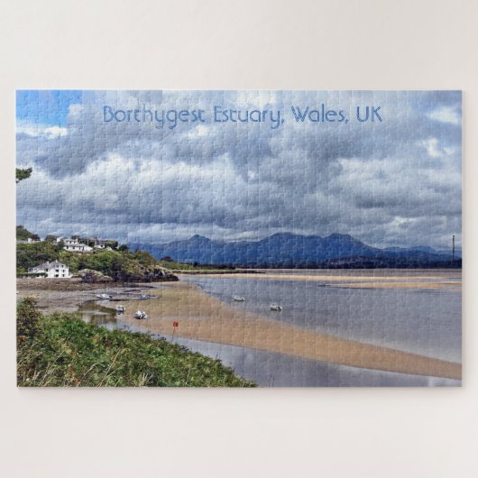 ジグソートラベルウェールズ河口風景 ジグソーパズル (横)