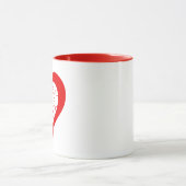 ジグソーハート マグカップ (中央)