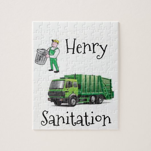 ジグソーパズルごみ車 ジグソーパズル (縦)