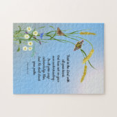 ジグソーパズルのハートで主を信頼する ジグソーパズル (横)