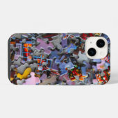 ジグソーパズルのピース iPhoneケース (裏面横)