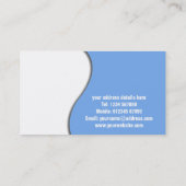 ジグソーパズルの名刺 名刺 (裏面)