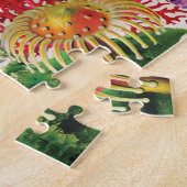 ジグソーパズルの子どもと大人向けゲーム。 ジグソーパズル (側面)