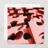 ジグソーパズルの招待状 招待状 (正面/裏面)