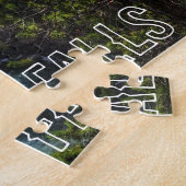 ジグソーパズルイエローストーンアッパー滝 ジグソーパズル (側面)