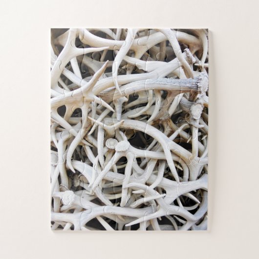 ジグソーパズルエルク〔雄ジカの〕枝角 ジグソーパズル (縦)