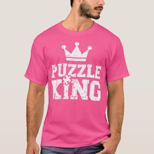 ジグソーパズルキング Tシャツ (正面)