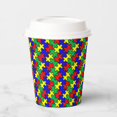 ジグソーパズルシームレスパターン–22675 紙コップ (左)
