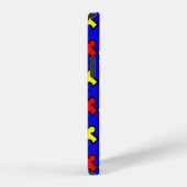 ジグソーパズルシームレスパターン–22675 iPhoneケース (右側面)