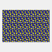 ジグソーパズルパターン ラッピングペーパーシート (正面2)