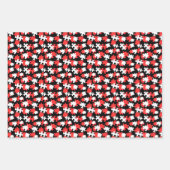 ジグソーパズルパターン ラッピングペーパーシート (正面)